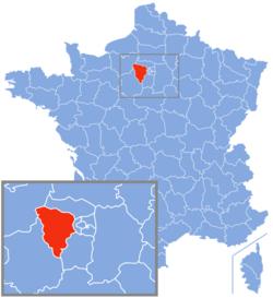 Location of Yvelines in France