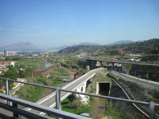 Overpasses near Barcelona
