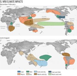 Impacts of El Niño on climate