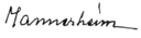 Carl Gustaf Emil Mannerheim's signature