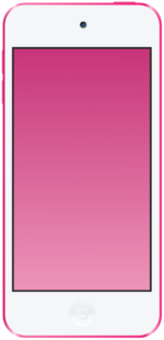 Pink iPod touch 6th generation.svg