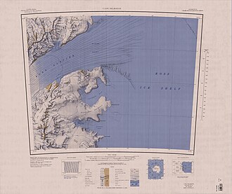 Kartenblatt mit dem Ostteil der Britannia Range, dem Byrd-Gletscher und dem Nordteil der Churchill Mountains