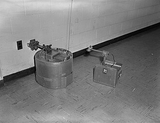 Johns Hopkins APL's early autonomous robot called "The Beast."