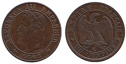 Sentime 1862, France, Napoleon III - 2.jpg