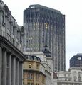 The Stock Exchange Tower in the 1990s before the recladding