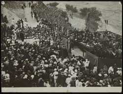 Lord Balfour Speaking at the Opening Ceremony of the Hebrew University of Jerusalem on Mt. Scopus