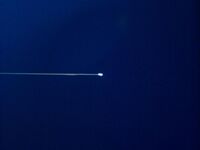 Early reentry plasma trail (Soyuz)