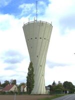 The Essarts-le-Roi water tower, France .