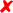 Red X