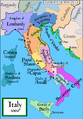 Sicily (at bottom)