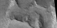Close view of layers, as seen by HiRISE under HiWish program