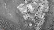 Dunes on floor of Rutherford Crater, as seen by CTX camera (on Mars Reconnaissance Orbiter). Note: this is an enlargement of the previous image.