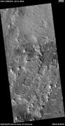 Wide view of layered features and ridges, as seen by HiRISE under HiWish program