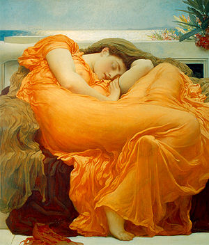 Frederick Leighton Flaming June.jpg