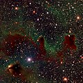 Environment in the Gum Nebula with HH 46/7 (middle-right)