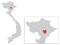 Provincial location in Vietnam