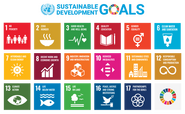 The Sustainable Development Goals promote seventeen interlinked objectives designed to serve as a "shared blueprint for peace and prosperity for people and the planet, now and into the future". Pictured above is a diagram listing the 17 Sustainable Development Goals, which are intended to be completed by the end of the 2020s.