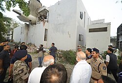 Destroyed buildings aftermath of Air India Flight 171 in Ahmedabad, India