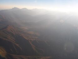 The Lesotho Highlands from the air