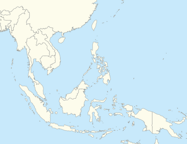 Location map of islands, island chains, and archipelagos in Southeast Asia