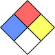 NFPA 704 four-colored diamond