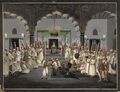 An imam reads verses from the Quran after Isha' (night prayers) in the Mughal Empire