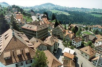 View of Trogen from the church