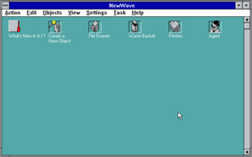 HP NewWave Office 4.1 default desktop.png