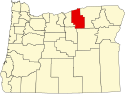 Map of Oregon highlighting Morrow County.svg
