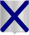 Argent a saltire azure (Katwijk)