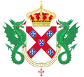 Coat of arms of the House of Braganza.