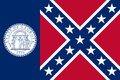 Flag of Georgia (1956–2001)