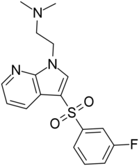 Skeletal formula of WAY-208,466