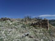 Ruins of a Sinagua house.