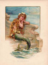 Illustration of The Little Mermaid by E. S. Hardy (c. 1890)