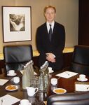 A "rent-a-butler" in a corporate setting.