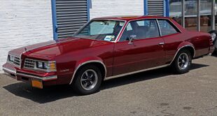 1981 Pontiac Le Mans two-door coupe, frL.jpg