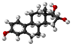 Estriol molecule ball.png