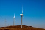 Onshore horizontal-axis wind turbines in Zhangjiakou, Hebei, China