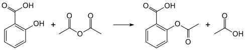Aspirin synthesis.svg