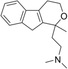 Chemical structure of pirandamine.