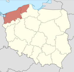 "Narrow Pomerania" or Western Pomerania in Poland