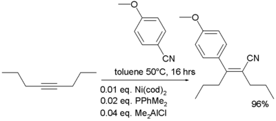 Carbocyanation Nakao 2007.