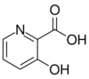 3 hydroxypicolinic acid.svg