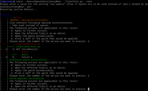 Coala Terminal usage.png