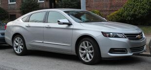 2018 Chevrolet Impala Premier front 4.7.19.jpg
