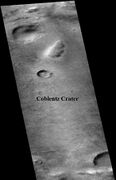 Coblentz Crater, as seen by CTX camera (on Mars Reconnaissance Orbiter).