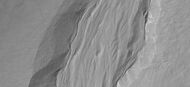 Close-up of gullies showing multiple channels, as seen by HiRISE under HiWish program Note: this is an enlargement of a previous image.