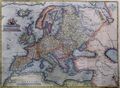 Abraham Ortelius' map of Europe from 1595