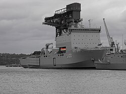 HMAS Choules im Januar 2012